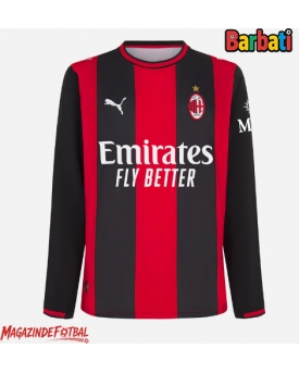 AC Milan Tricou Fotbal Replică 2026-27 Barbati Acasa Mâneci Lungi AC Milan Tricou Fotbal Replică 2026-27 Barbati Acasa Mâneci Lungi